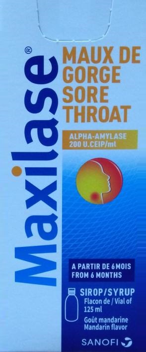 Maxilase Sore Throat Syrup